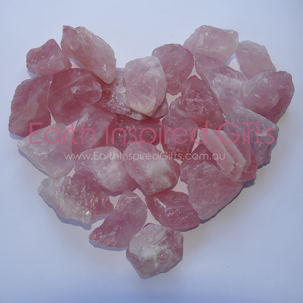 natural rose quartz