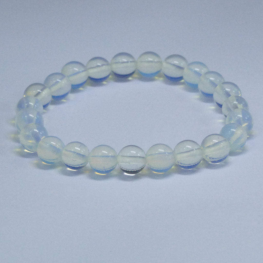 Opalite Bracelet with Beautiful Shiny Beads - Earth Inspired Gifts