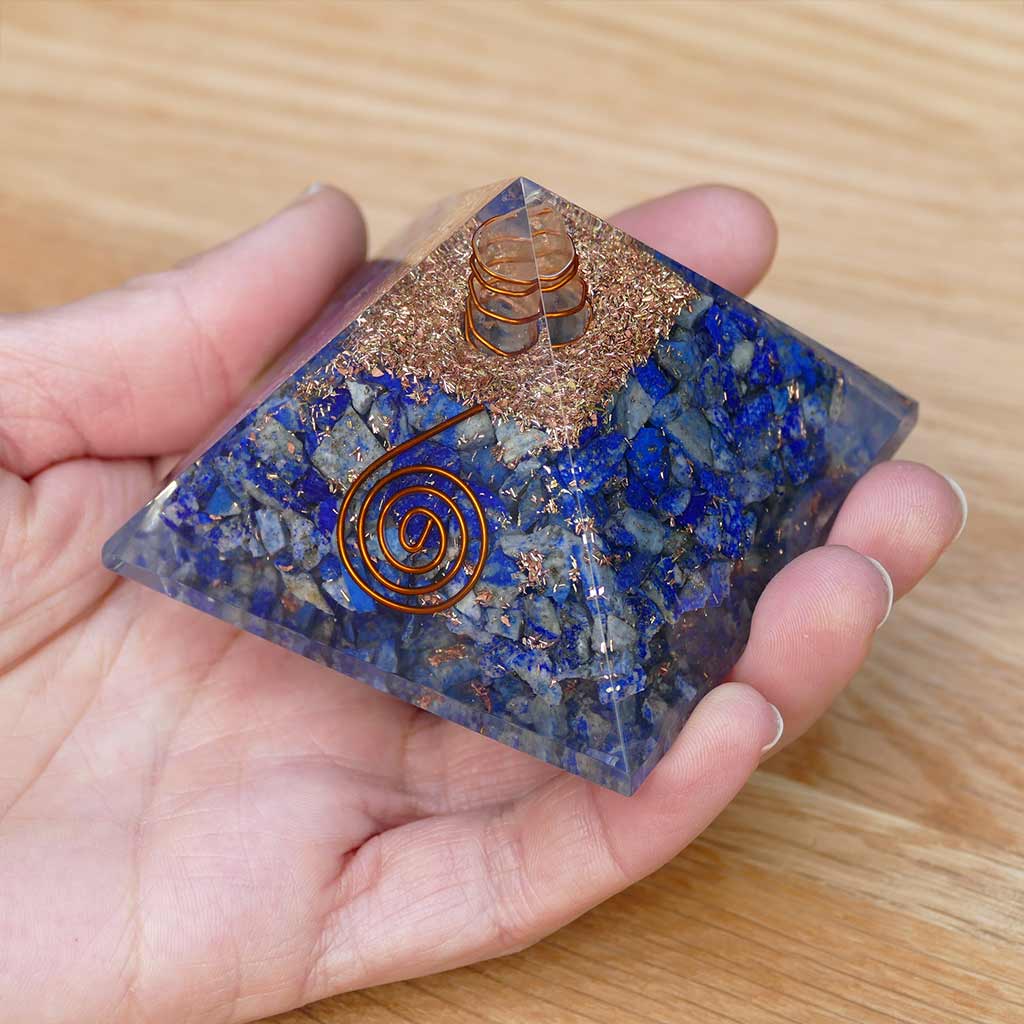 lapis lazuli pyramid