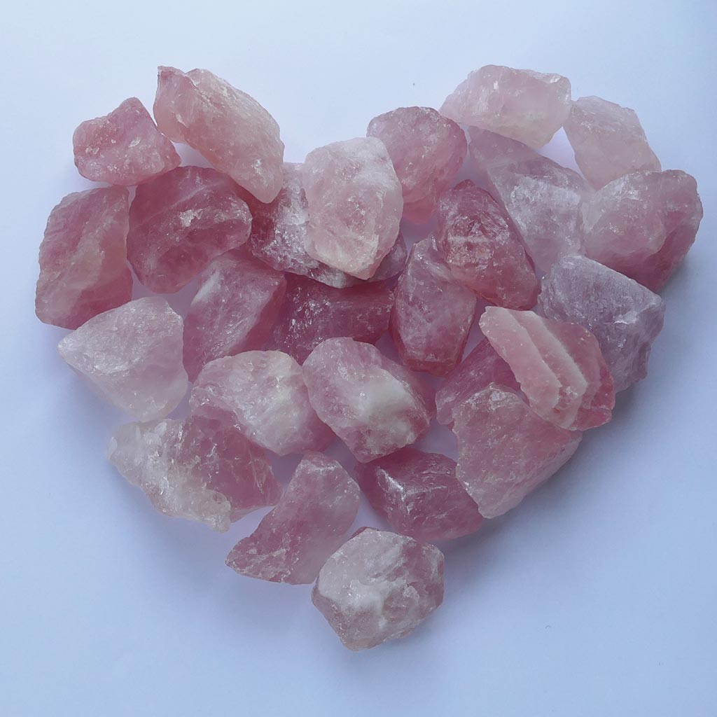 crystal rose quartz