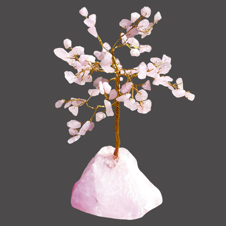 rose quartz wish tree