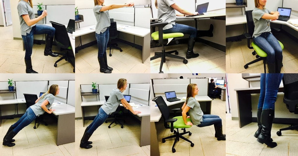 Stressed? Tired of Sitting? Try Desk-Exercise!