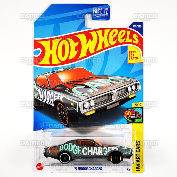 71 Dodge Charger #109 gray - 2022 Hot Wheels Basic Assortment Case L2593 -  Camco Toys