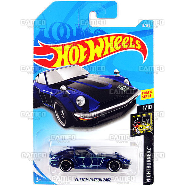 hot wheels custom datsun 240z blue