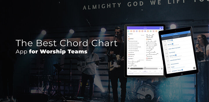 the best paperless digital sheet music chord chart apps for church worship praise teams