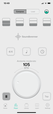 Soundbrenner app with Stomp Bluetooth pedal set up tutorial