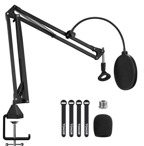 Boom Arm Mic Stand The Best Microphone Setup For Podcasting, Broadcasting, And Livestreaming