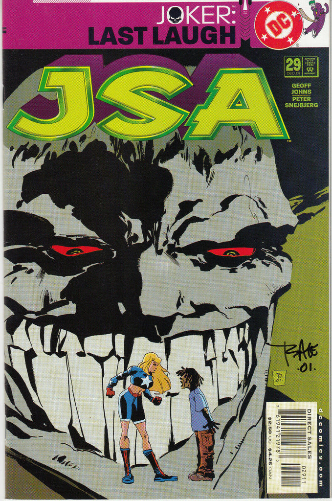 Jsa 29 Dc 01 Signed Tim Sale Joker Last Laugh Coliseum Of Comics