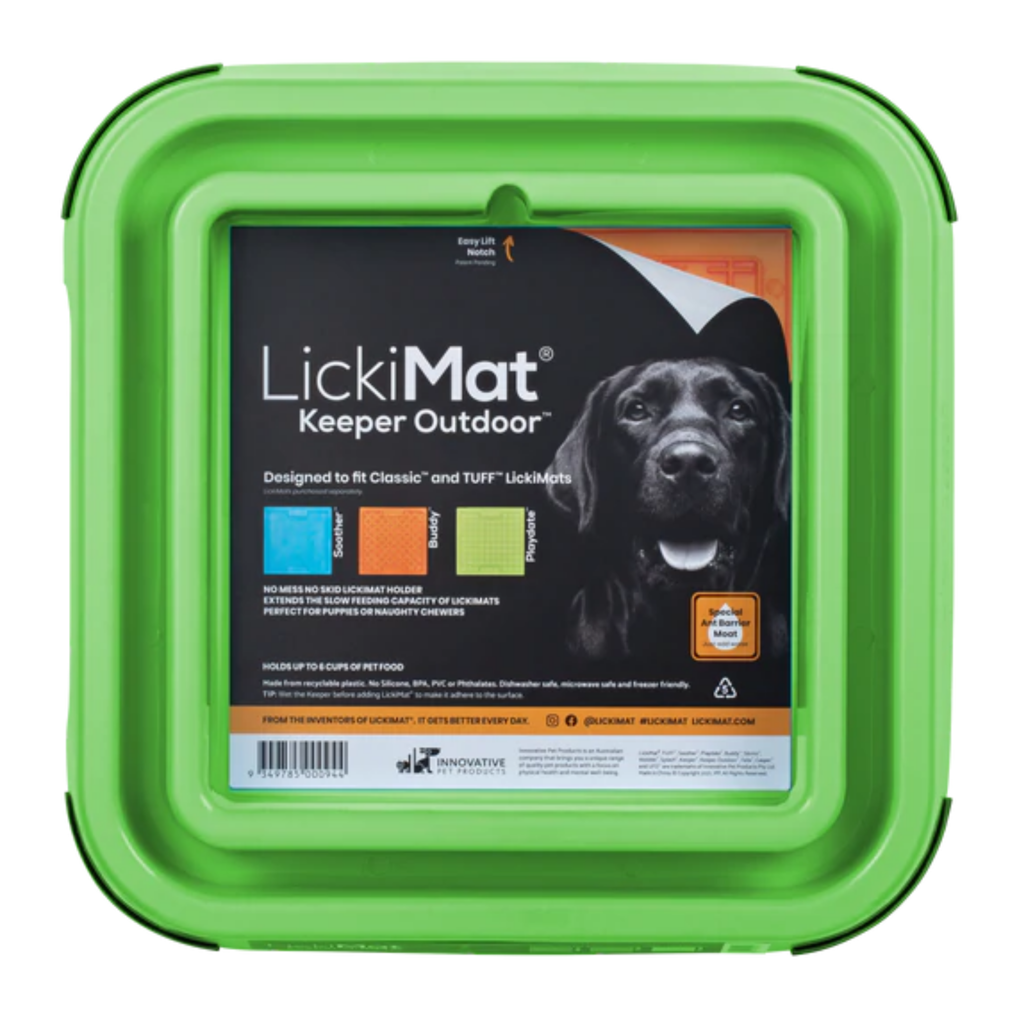 LickiMat Tuff Soother Green