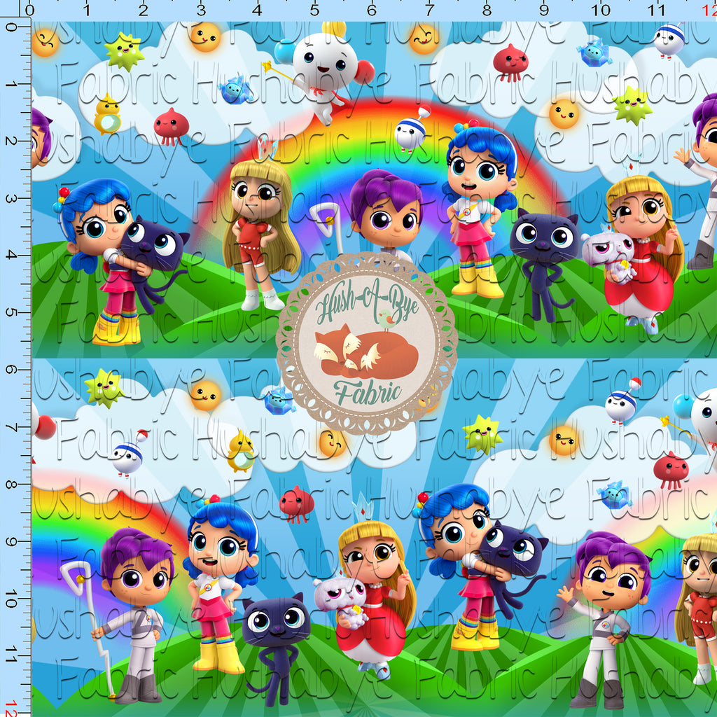 Rainbow Friends - Custom Fabric – Hushabye Fabric