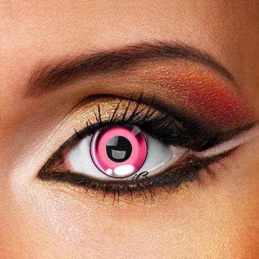 Black Spiral Contact Lenses - Black Swirly Eye Contacts For Anime