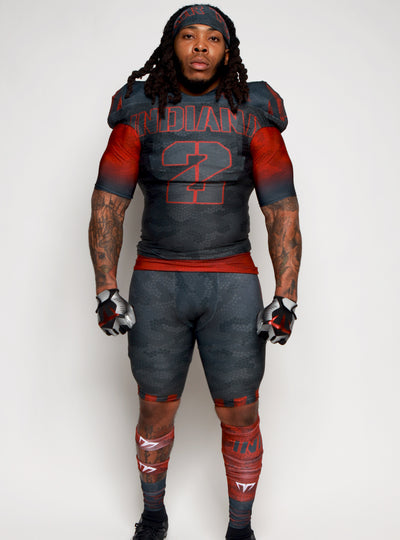 MG 4's Black Out Chrome Football Jersey (Indiana Edition