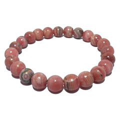 rhodochrosite stretch bracelet