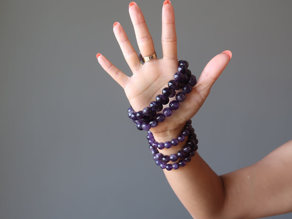 Amethyst Bracelets - Unique Gifts for Jewelry Lovers - Satin Crystals
