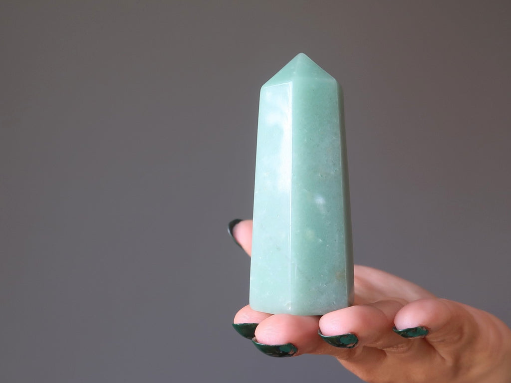 how to use aventurine crystals - green stone tower wand