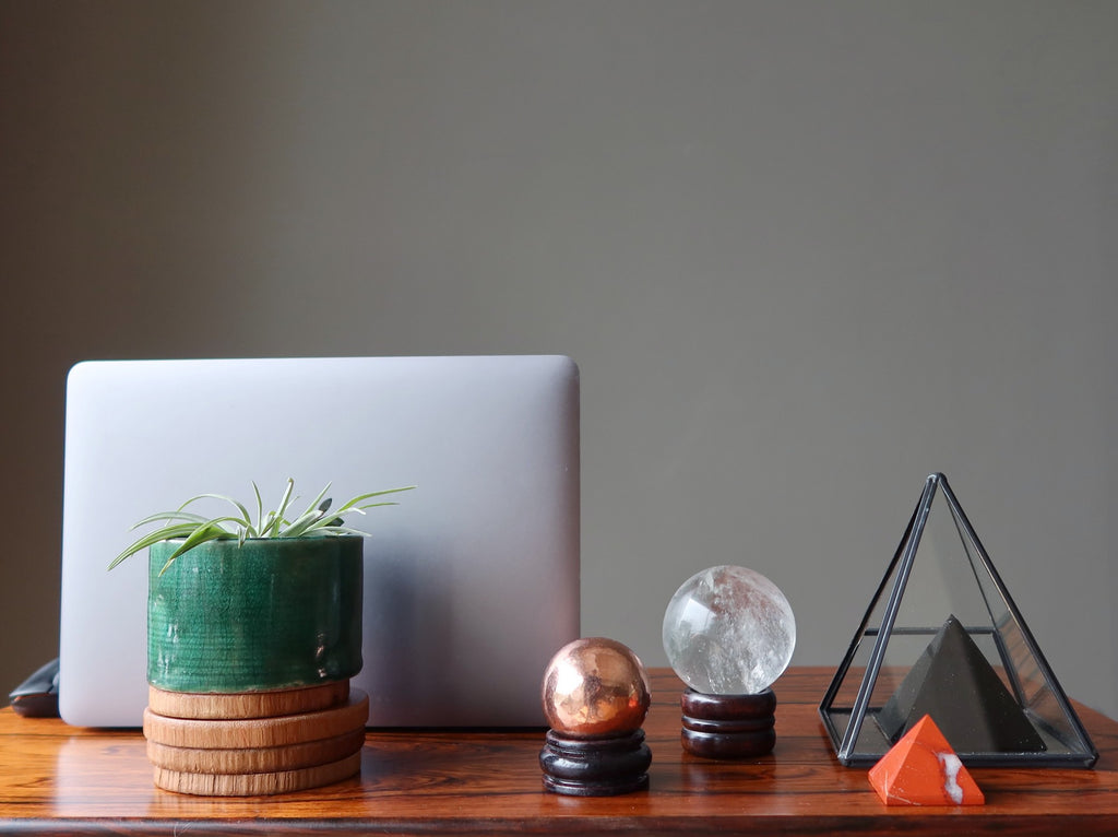 crystals to decorate your office work desk