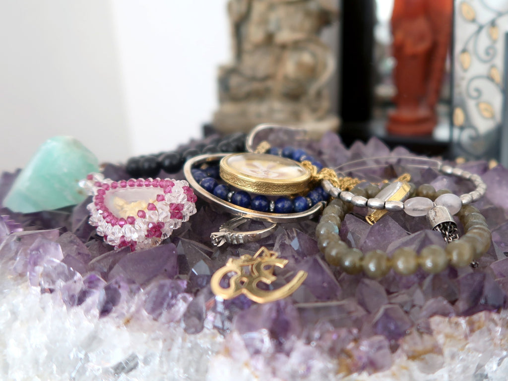 Crystal Healing Jewelry - Satin Crystals