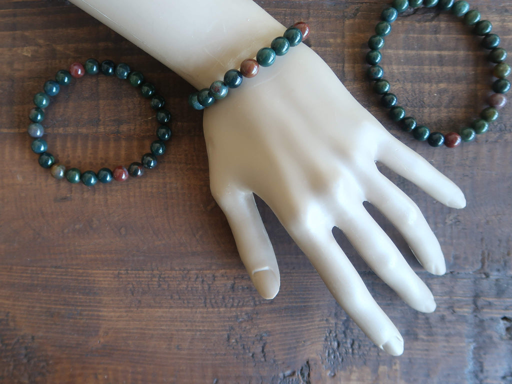 Bloodstone Bracelets - Unique Gifts for Jewelry Lovers - Satin Crystals