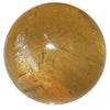 natural golden yellow calcite stone sphere - satin crystals meanings