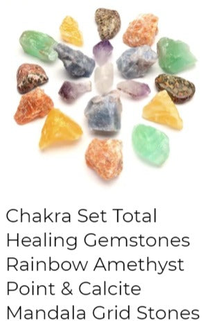 calcite chakra sets