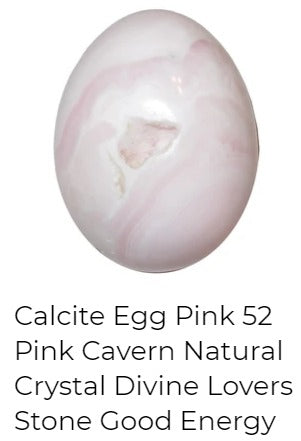 pink calcite egg