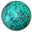 natural blue chrysocolla stone sphere - satin crystals meanings
