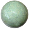 natural green fuchsite stone sphere - satin crystals meanings