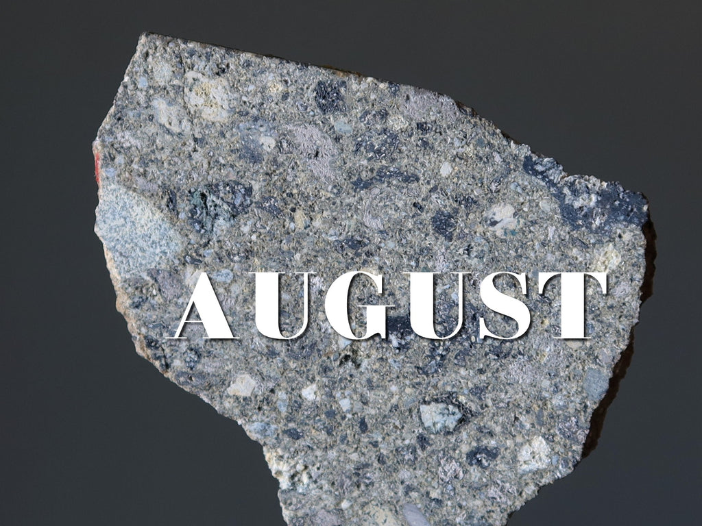 nordlinger meteorite with word AUGUST