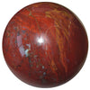 natural red jasper stone sphere - satin crystals meanings