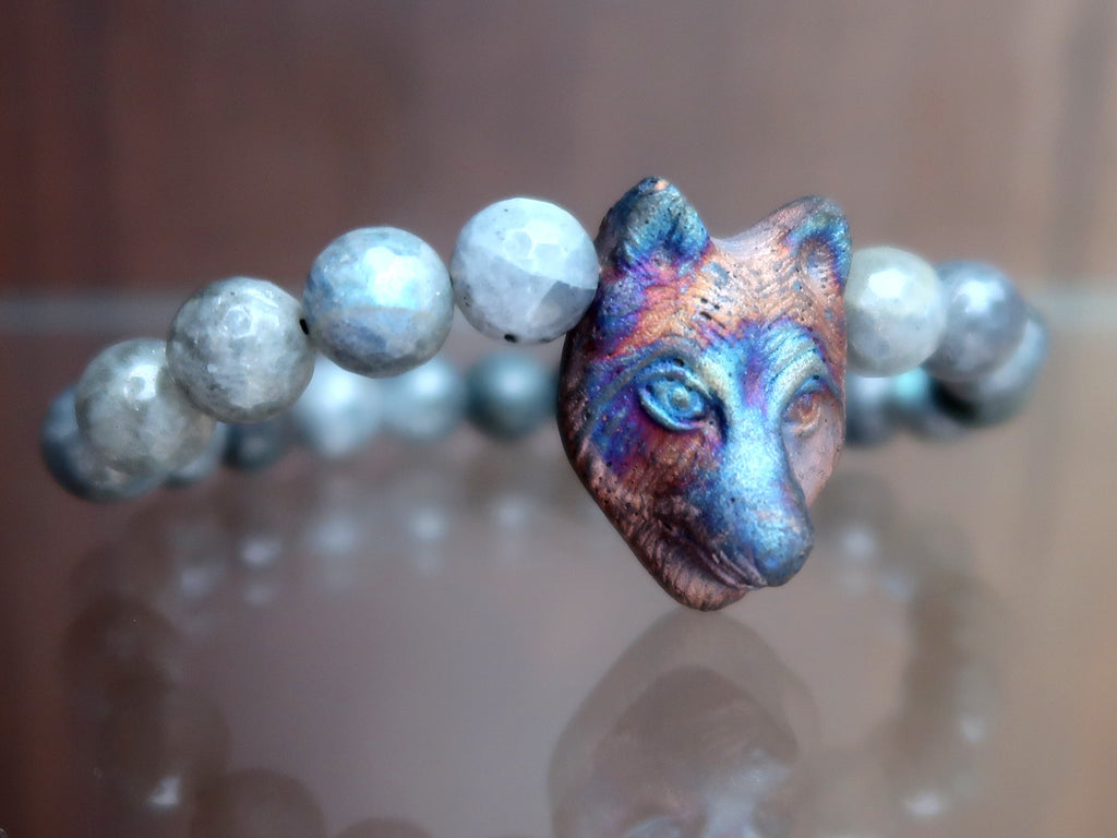 Wolf Head Bracelets - Unique Gifts for Jewelry Lovers - Satin Crystals