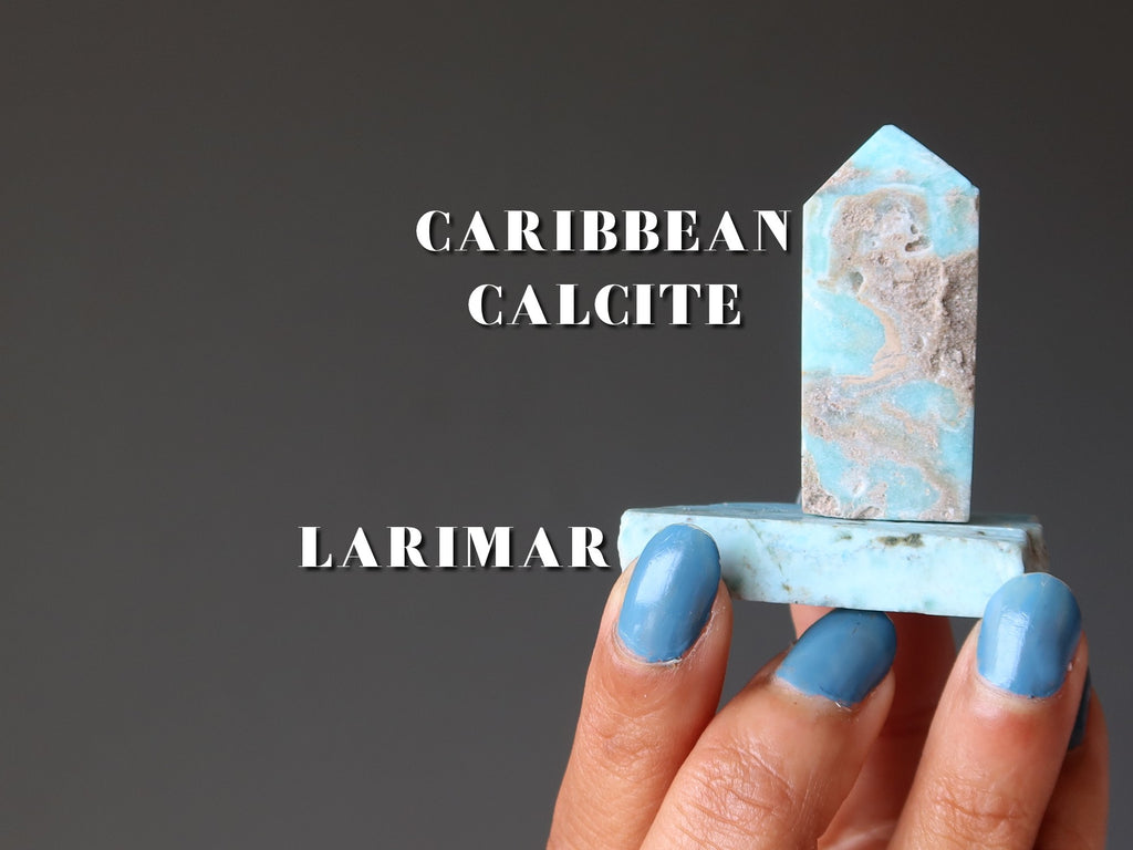 caribbean calcite vs real larimar