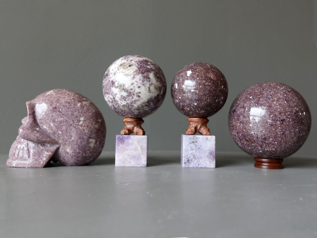 lepidolite stones