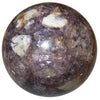 purple lepidolite sphere