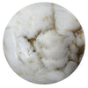 natural white magnesite tumbled stone - satin crystals meanings