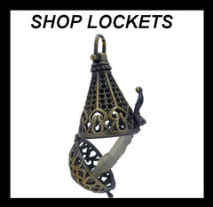 SHOP CAGE AND LOCKET PENDANTS