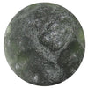green moldavite sphere