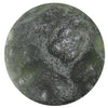 natural green moldavite raw stone meteorite - satin crystals meanings