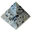 rainbow moonstone and tourmaline pyramid - satin crystals healing stones