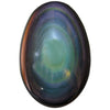 rainbow obsidian stone egg