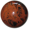 mahogany obsidian sphere