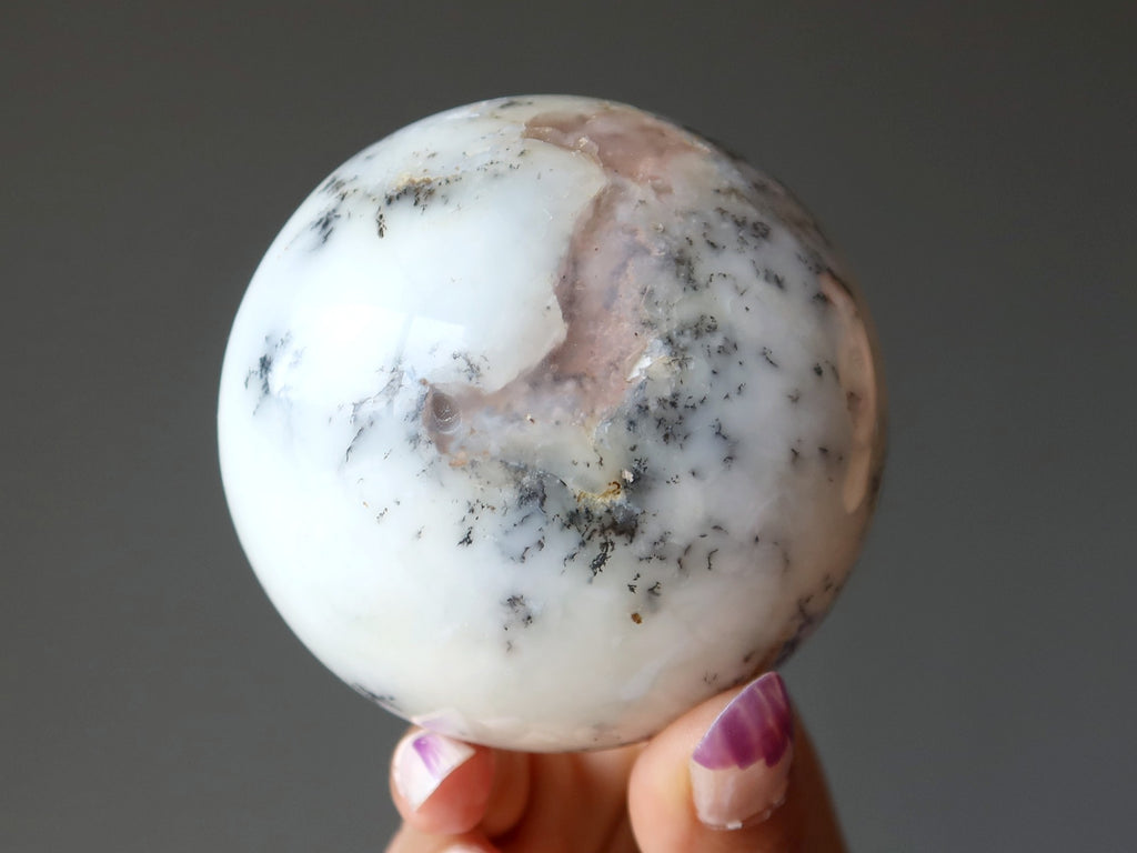 white opal sphere