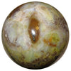 natural yellow opal stone sphere - Satin crystals meanings