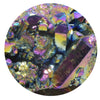 colorful titanium aura quartz cluster circle