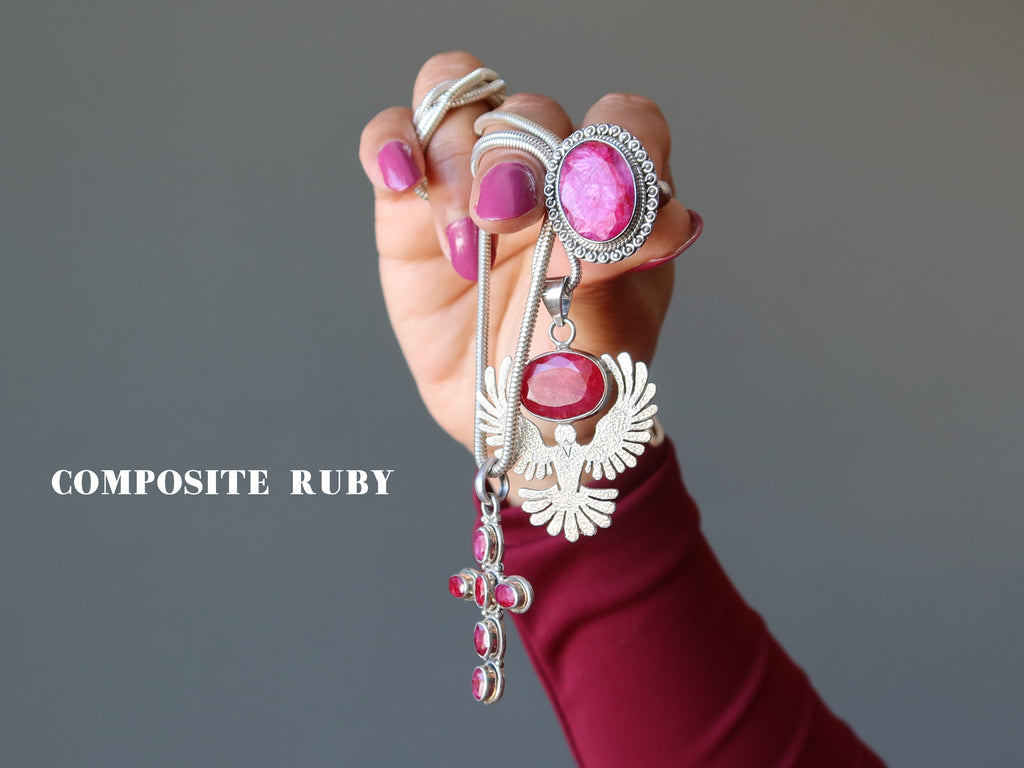composite ruby jewelry