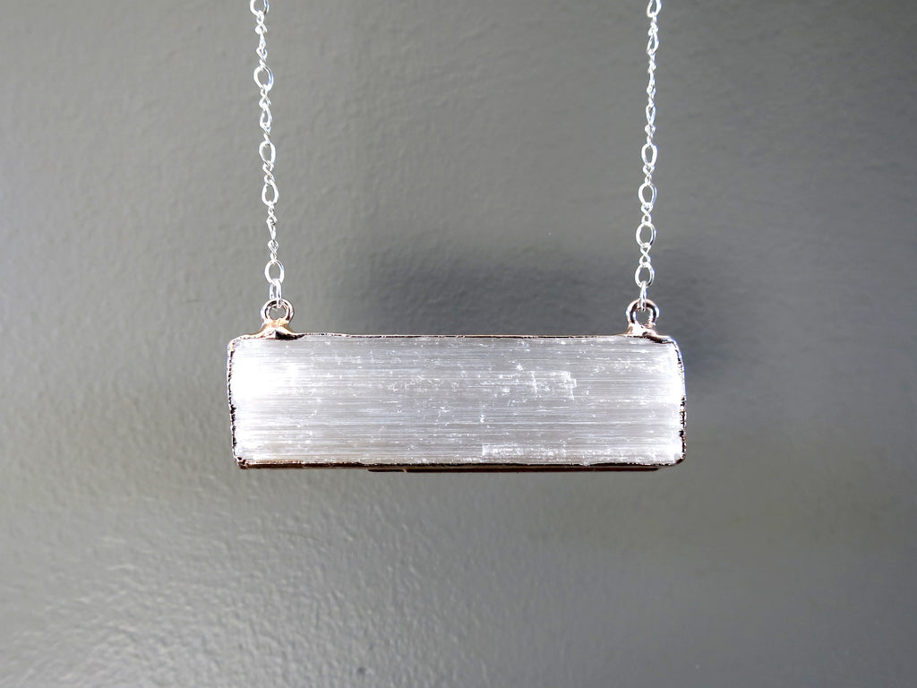 White Selenite - Unique Gifts for Jewelry Lovers - Satin Crystals