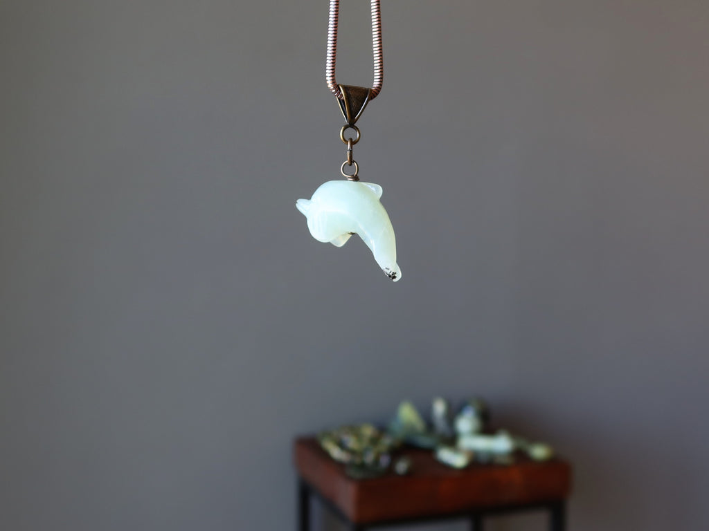 serpentine dolphin necklace