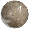 natural brown smoky quartz stone sphere - satin crystals meanings