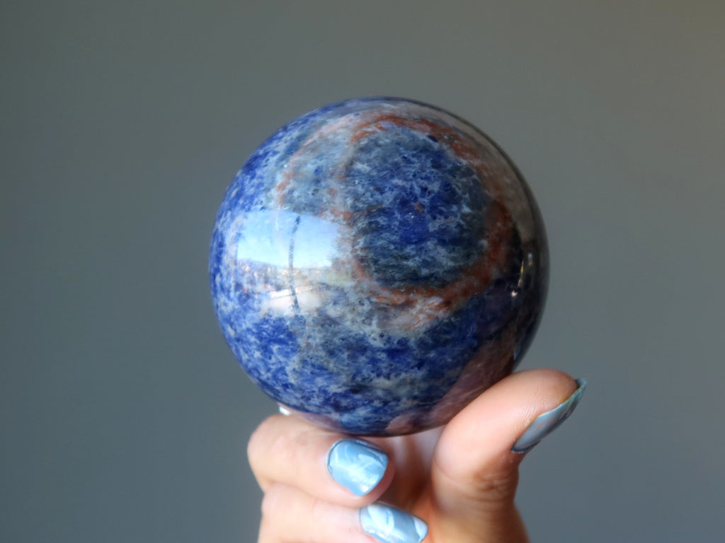 sunset sodalite sphere