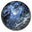 natural blue and white sodalite sphere - satin crystals meanings