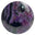 natural purple and black sugilite stone - satin crystals meanings